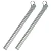 Hooks 2X Chopsticks Storage Tubes Aluminum Alloy Box Case For Titanium Without Gray