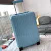 Мужчины женщины Riw Buggage Suitcase большой пропускной вещества для проездной коробки высокий качество дизайнер -дизайнер магистраль Spinner Sufders 21/ 26/30 дюймов