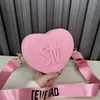 Desinger Steve Heart Bag mini schattige schoudertas dames coabag handtas vintage bewolkte lederen lederen mode roze crossbody