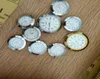 37mm Mini Insert Clock Watch Japanese Movement Gold Metal Fit Up Clock Insert Roman Mumerals Clock Accessories1090882