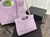 23A 31 Bag Lüks Çantalar Elmas Kafes Zinciri Tasarımcı Tote Çanta Top Yüksek Kaliteli Retro Kadınlar Büyük Kapasiteli Tek Omuz Crossbody Çanta Gezinme Çantası