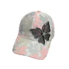 Capes de balle en dentelle d'été Fime Femme Souffle Suncreen Stravon Salle de baseball Cap Butterfly Fashionable Sunshade