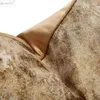 Kudde lyxig jacquard täcker heminredning gyllene sliver geometrisk 45x45/50x50 cm vardagsrum soffa kudde