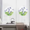 Raamstickers Droomtaal Flower Frosted Glass Sticker Blackout Badkamer Kantoor Keuken Chinees Chinees