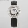 Stijlvolle Carter Designer Watches for Men Women Dames kijken blauwe ballon vol met diamanten set Business Designer pols horloge voor mannen