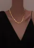 Jóias de colar de garaços da moda de luxo Casamento de jóias 18K Pingentes de pendentes de ouro e conjunto para mulheres com SILVE2597240400 inicial