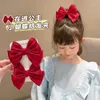 Haarzubehör Kinder Bogen Pin Black Red Pink Prinzessin Clips Mädchen Kinder koreanische Mode