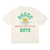 Rhude Designer TシャツSSLEEVEシャツメンズレディースラグジュアリーTシャツシャツデザインの男性用