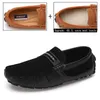 Casual Shoes SURGUT Men British Style Moccasins Genuine Leather Flats Zapatos Hombre Soft Loafers Winter&Summer Chaussures