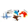 Wiederaufladbares Plüsch -Tierspielzeug für Katzen, die interaktive Teaser für Kätzchen 240411 floppten