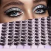 Fluffy Single Cluster False Lashes Volume Fans Individual Eyelash Segmented Natural Fake Lashes For Eyelash Extension Cilios