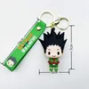 Keychains Lanyards Anime Hunter x Hunter Keychain Cosplay Killua Kurapika Keyrings Resin Pendant Car Bag Key Chain Jewelry Accessories