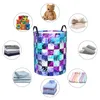 Sac à linge Panier de paume tropicale Palle Géométrique Modèle Pliant pliage des vêtements sales Jouets Bodet Bodet