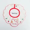 PACK DE 3 Baby Burp Tissu de broderie Bibs infirmiers pour enfants pour enfant en bas âge bave du tablier alimentaire Bib Salive Baby Bib A2UB 240407