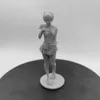 Anime Manga Mini Skirt Girl Resin Figure 1/24 Scale 75mm Vertical Height Assemble Model Kit Unassembled Amas and Unpainted Figurine Toys