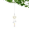 Garden Decorations 1pc fjärilsmåne crystal hänge solljus catcher utomhus sol hem hängande ornament