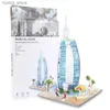 3D Buzzles World Architecture 3D Paper Jigsaw Cuzzle Небольшая модель знаменитая ландшафтная интеллектуальная развитие DIY Attractions Toys for Kids Y240415