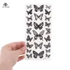 Autocollant de tatouage temporaire étanche 3D Butterfly Small Corps Art Faux Tato Flash Tatoo Pied de poignet pour les filles 240408