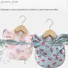 Bibs Burp Cloths Baby Saliva towel waterproof baby bib children feeding apron boys and girls pleated towel children cartoon Burp clothes Y240415Y240417PDSP