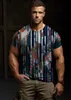 2024 Men's Short sleeved Summer Fitness T-shirt Contrast Color T-shirt Designer T-shirt Men's Luxury Brand Short sleeved Street Dance Top Shorts Casual Wear DDTXA17