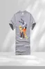 Bugs de camiseta masculina de verão Lola Bunny Spank Punição