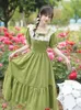 Partykleider sanfte süße Lolita Kawaii Kleid Retro Baumwolle Leinen Stickerei Französische Prinzessin 2024 Sommer Ladies Vestidos de Fiesta