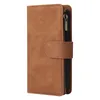 Card Holders Luxury Inspired With Zipper Folio Book Phone Cover Leather Flip Wallet Case For Iphone 14 Pro Max