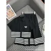 24SS Spring/Summer Fashionable Leisure Butterfly Brodery Decorative Shirt Coat+Half Body Group Set