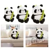 Cuscino simpatico panda abbraccio lanciare ornamenti giocattolo multiuso dormendo