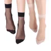 Skarpetki Hosiery 40pcs Summer krótkie skarpetki Kobiety Ultra cienkie przezroczyste kryształowe jedwabne skarpetki Panie Seksowne elastyczne jedwabiste skarpetki dziewczyny