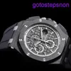 Highend AP Wrist Watch Royal Oak Offshore 26405 Black Ceramic Automatic Mechanical Men's Dial 44mm Texture Tough Fashion Timespiece