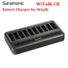 Chargers Saramonic Witalkcb 10bay carregador para Witalk Intercom Headsets Hub Witalkbp Liion Bateries