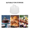 Elimina Container Contenitore portatile Muffin Carrier Contenitore trasparente con coperchio rotondo