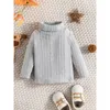 Clothing Sets 3PCS Set Ootd Terno For Born Baby Unisex Boy Girls Top 3-24 Months Fashion Long Sleeve Warm Sweater Winter