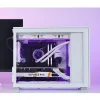 Towers Jonsbo D31 Matx Case Full Side Full Transparent Itx DTX 3 Emplacement du disque dur Hotswappable Case d'ordinateur avec écran secondaire LCD