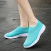 Scarpe da passeggio Sneaker da calzino da donna Fashion Respirano comodi moca