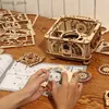 Puzzle 3d robotime rokr manovellino fai -da -te classico grammofono in legno puzzle kit costruzione di kit giocattolo regalo per bambini LKB01 Y240415