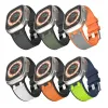 Silikongurt für Apple Watch Ultra 2 Band 49 mm 45 mm 44 mm 42 mm Gummiarmband iwatch9 8 7 6 5 4 Riemen