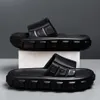 Summer European and American New Thick Sole Slippers and Men's Sandals Designer Rubber Platform Comfortable Casual Shoes with Beach Shoes EU40-45 with Box