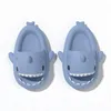 Köpekbalığı Yaz Terlik Kaydırıcıları Erkek Çocuklar Slaytlar Slaytlar Pembe Mavi Gri Bellek Köpük Sandalet Yumuşak Kalın Yastık Slipperipsh#