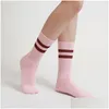 Sports Socks Pilates Stockings Alx Non-Slip Yoga Cotton Womens Mid-Tube Piles Plus Thick Terry Al Drop Delivery Outdoors Athletic Outd Oti5F
