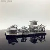 3D -pussel 3D Metal Puzzle Chinese Classical Gardens of Suzhou Building DIY 3D Model Kits Laser Cut Assemble Jigsaw Toys Y240415