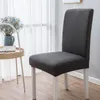 Couvre-chaise Four Seasons Color Couleur Soutr Couvoir lisse Tableau de tissu Protéger les meubles High Elastic Slipver pour Home Deco