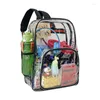 Ryggsäck 40 Silk Transparent PVC Bag Student School