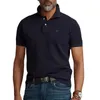 Polo pour hommes d'été 100% de coton de haute qualité avec manche courte Tops décontractés Tshirt masculin plus taille xs5xl 811 240410