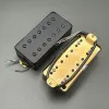 Guitar LP 7String Guitar Brass Cover Humbucker Dual in Line Slotted Screw 8.5K/14K Coil Splitting Pickup for LP Electric Guitar Black