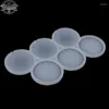 Baking Moulds 1Pc Round Shape Thickened Resin Epoxy Silicone Mold Rattle Shaker Lollipop Mould Kitchen Cake Decorating Tools Bakeware