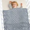 Одеяла детская одеяло мода алфавит с рисунком пледа, рожденная девушка, коляска, петля, хлопковое, вязаное вязаное для мальчика диван мягкое одеяло