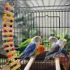 Altre forniture per uccelli per uccelli cminchilla ladder bridder Platform Toy 3 pezzi Safe Parrot Play Stand Small Animals Toys con ganci rapido-connessione