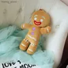 Poux Dolls Gingerbread Man Sofa Doll Doll Decoration mignon Cookie Man Toys Toys Key Chain Soft Pendant Cadeaux Y240415